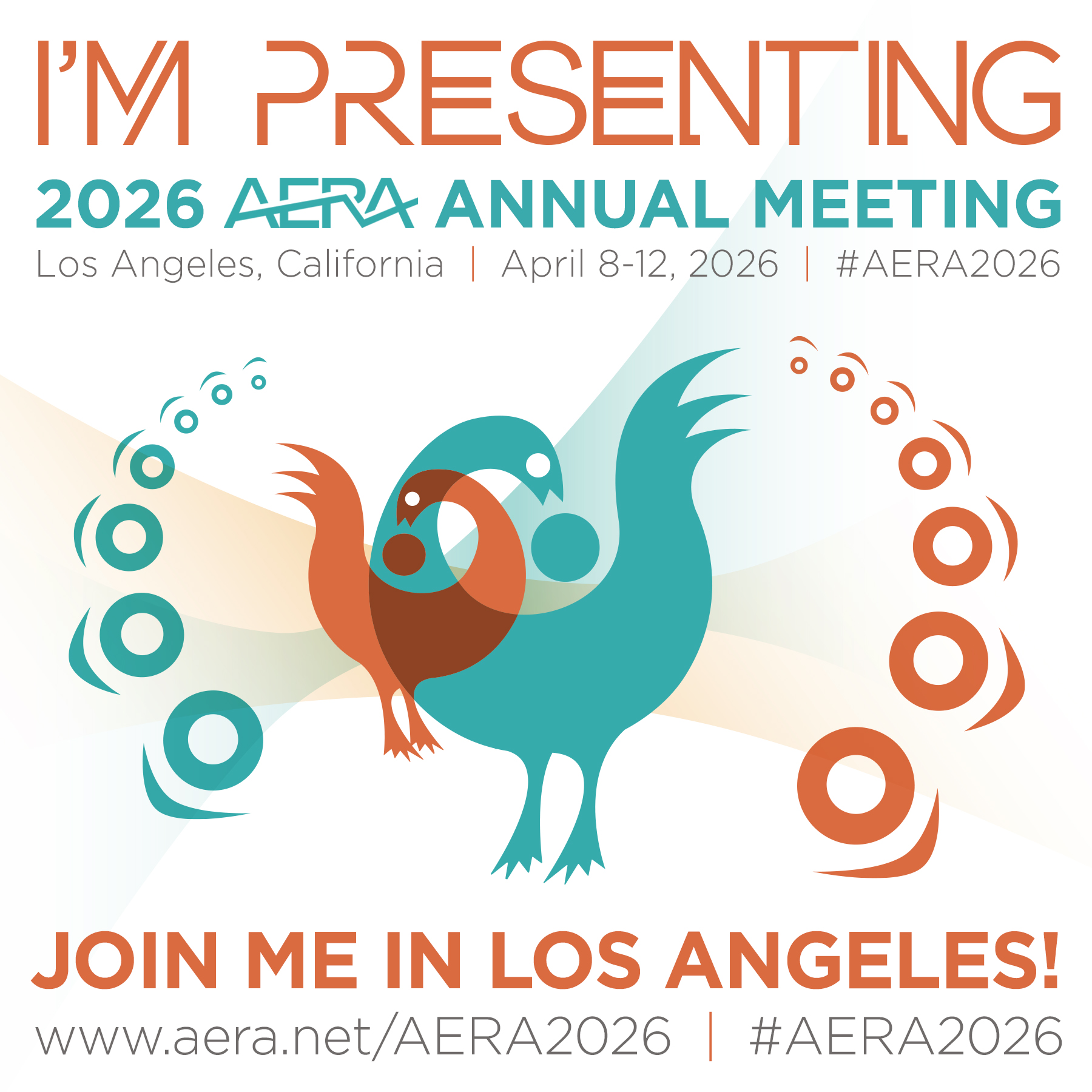 AERA 2026 — Presenting in Los Angeles